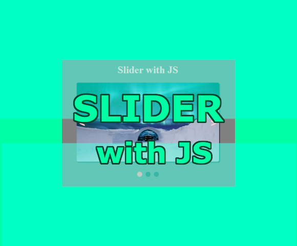 Slider with JS